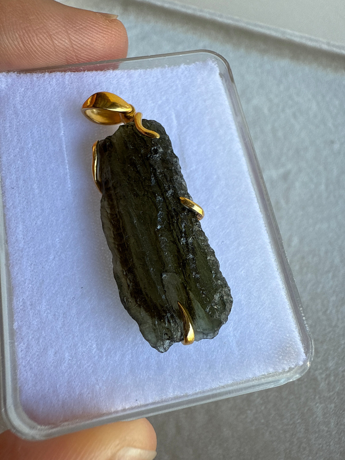 Moldavite Pendant C