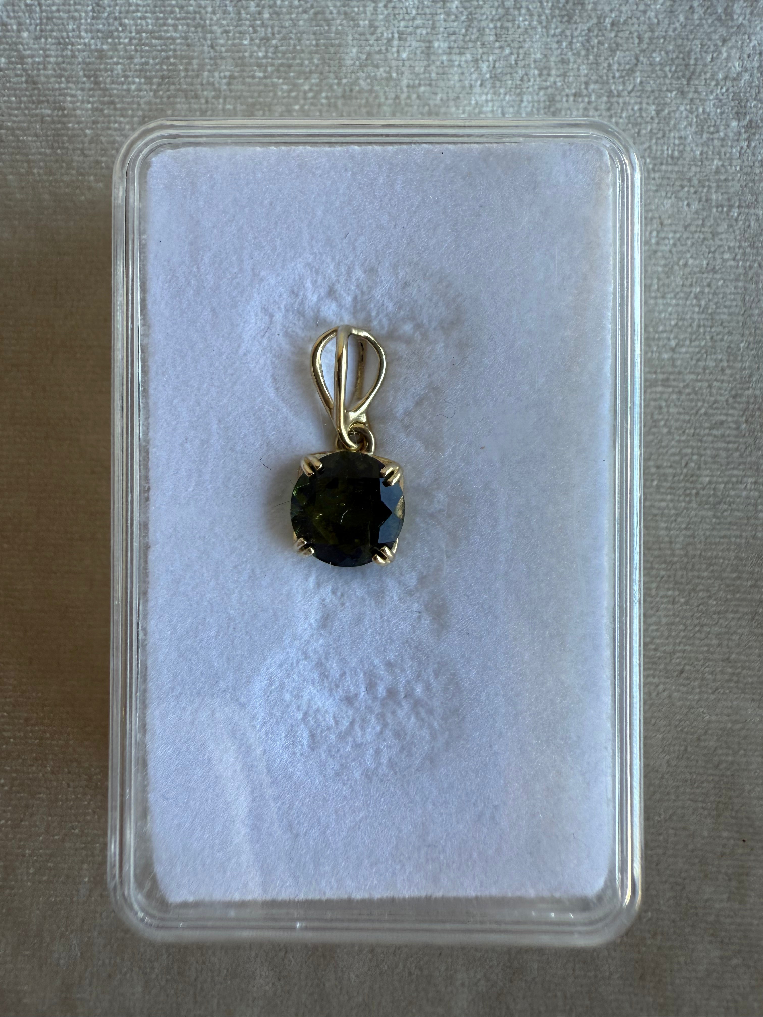Moldavite Pendant 001