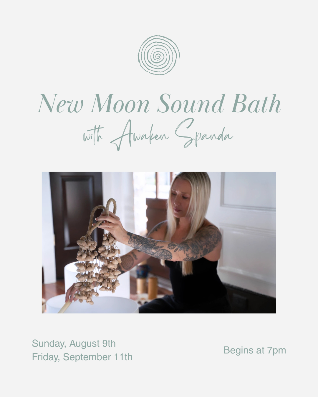 New Moon Sound Bath Ceremony with Arlyn of Awaken Spanda