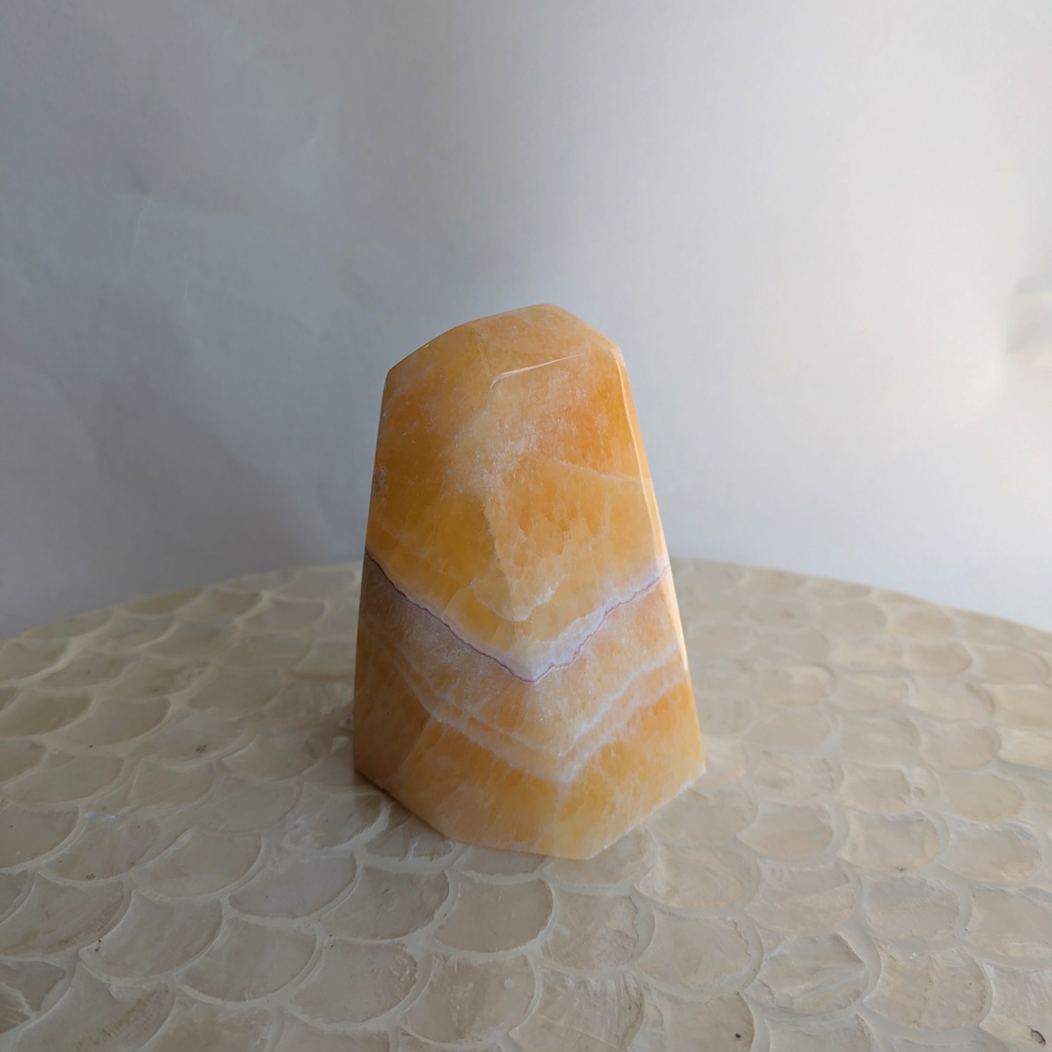 Honeycomb Calcite Towers and Free Forms
