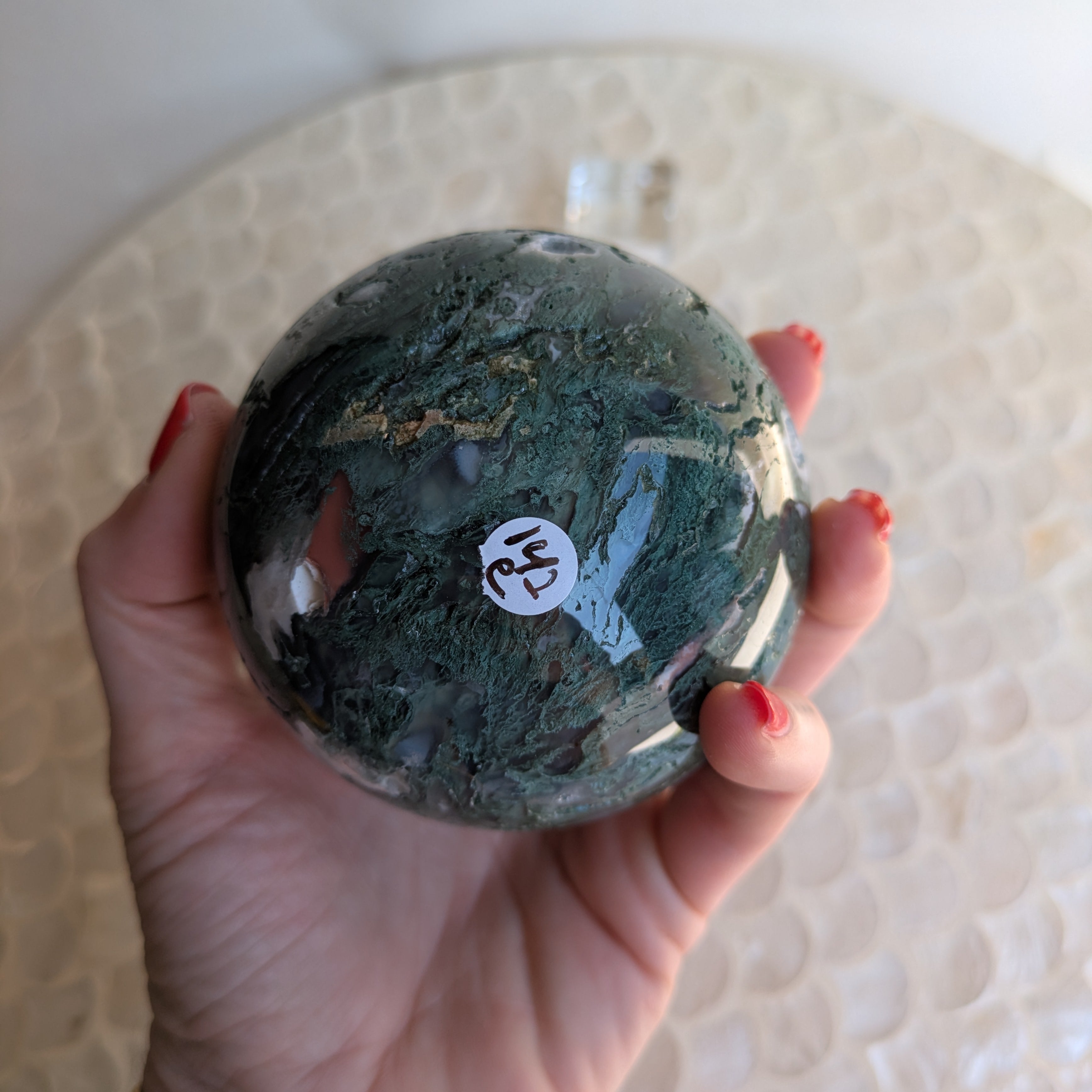 Moss Agate Spheres