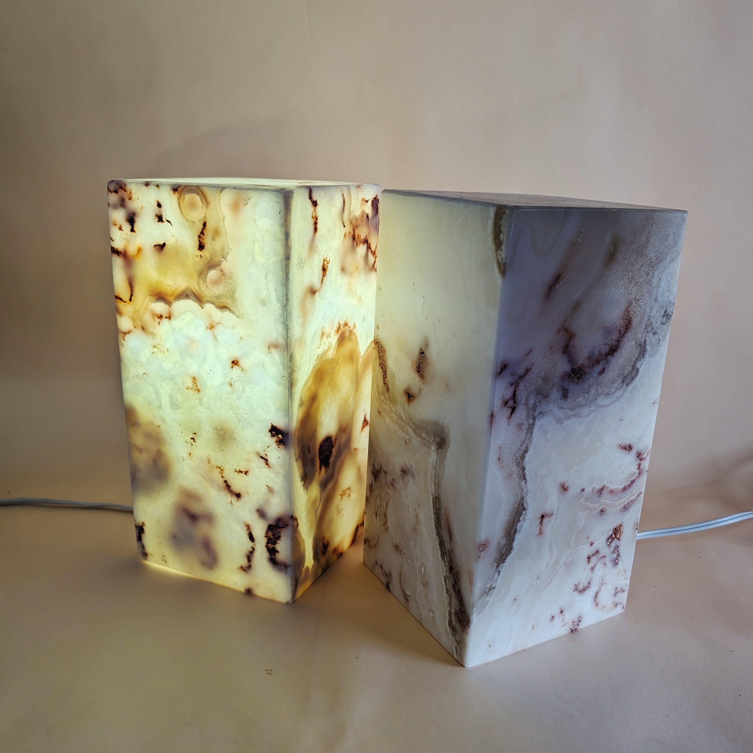 White Onyx Lamps