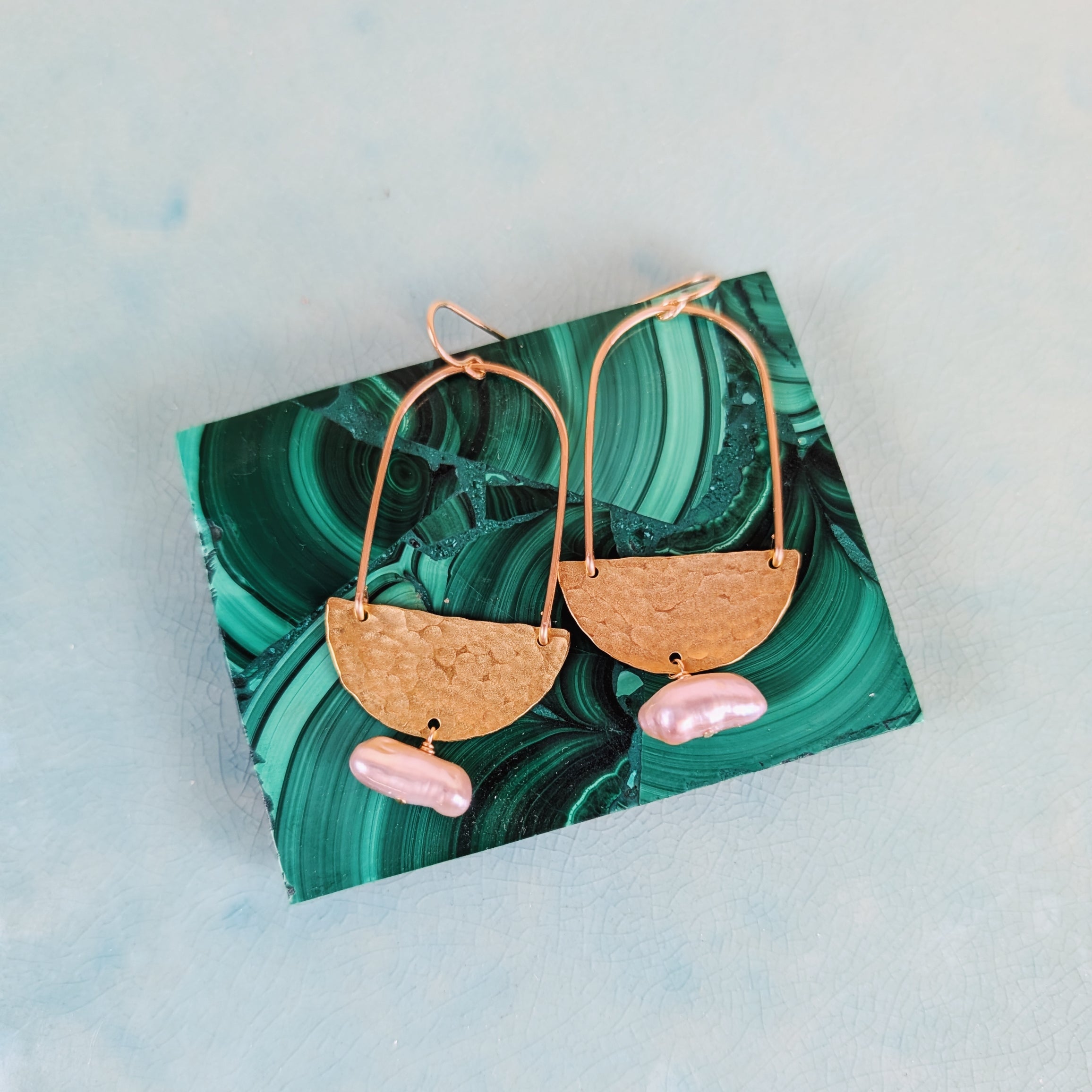 Sea Relic Pearl Earrings | Desert Moon