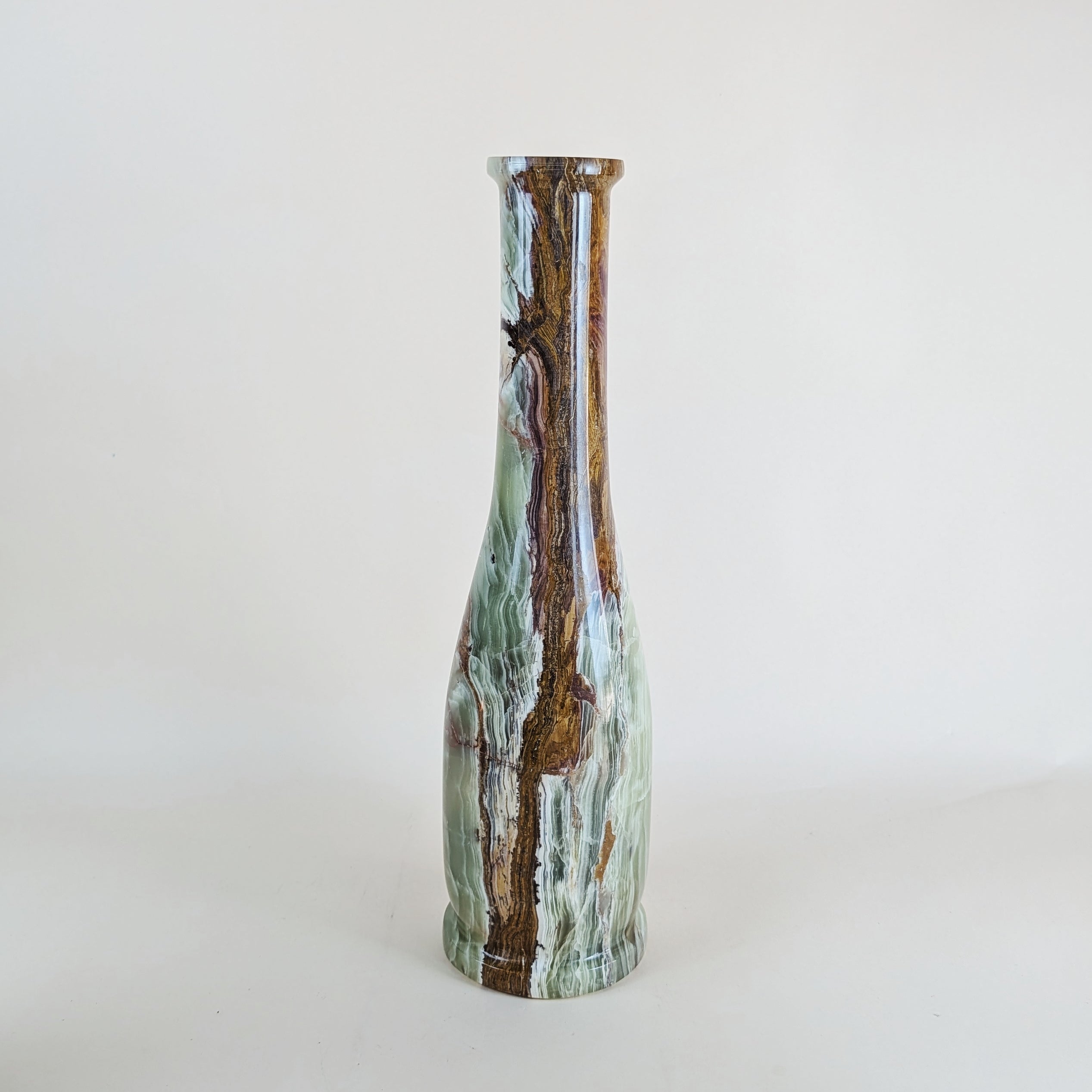 Green Onyx Vases