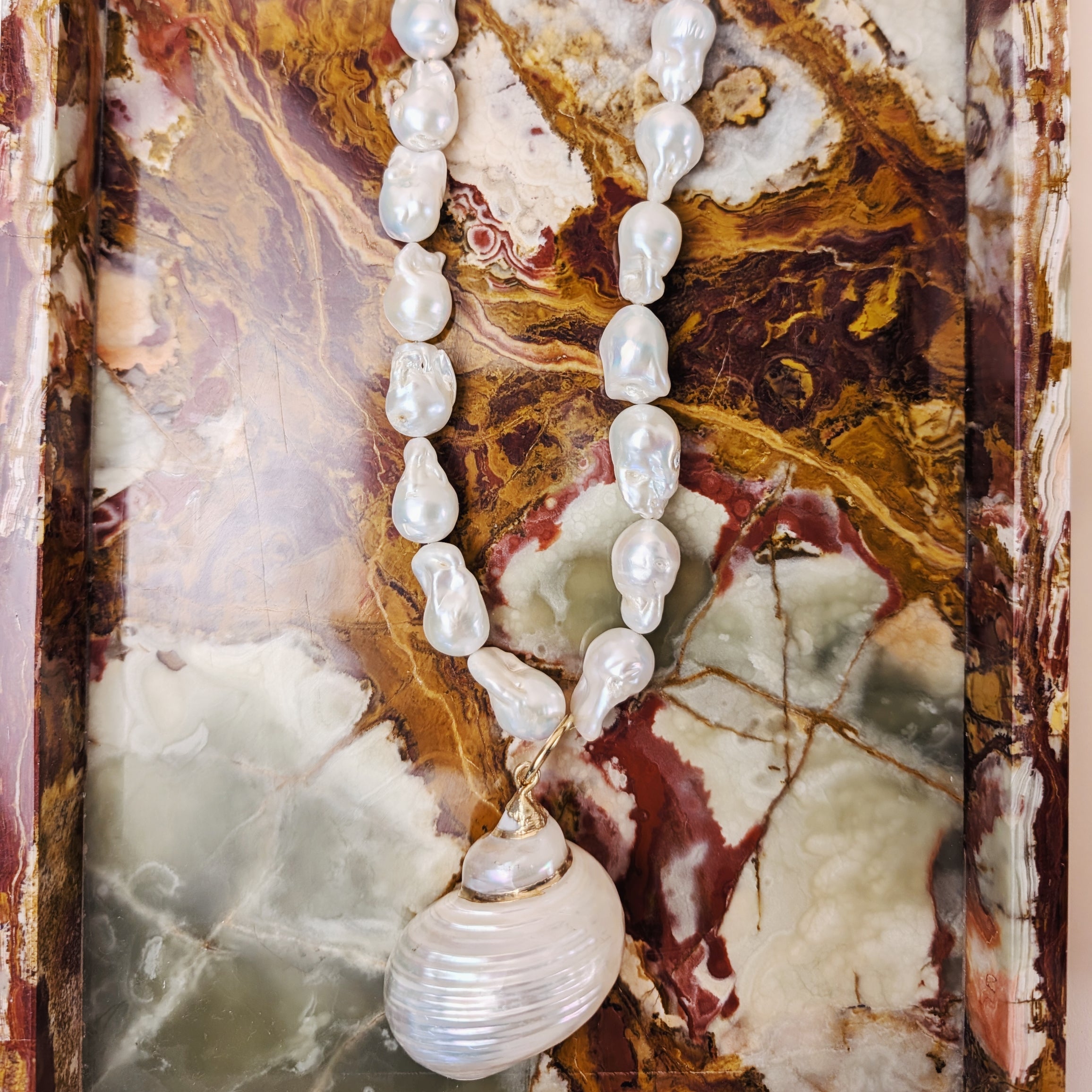 The Celia Necklace | Pearl