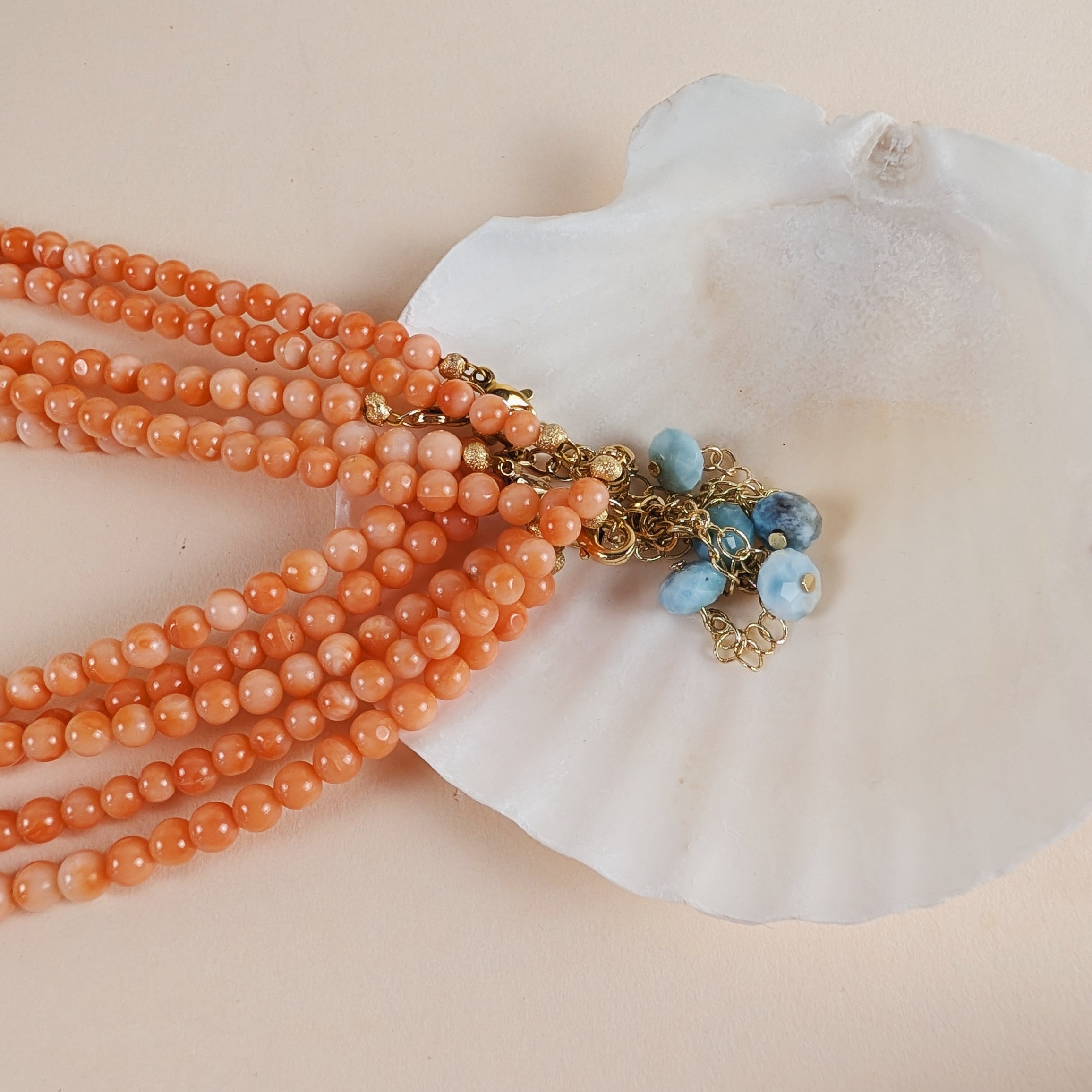 The Livie Necklace | Italian Coral