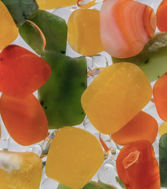 VitaJuwel | Crystal Dispenser | Jade, Calcite, Carnelian VitaJuwel