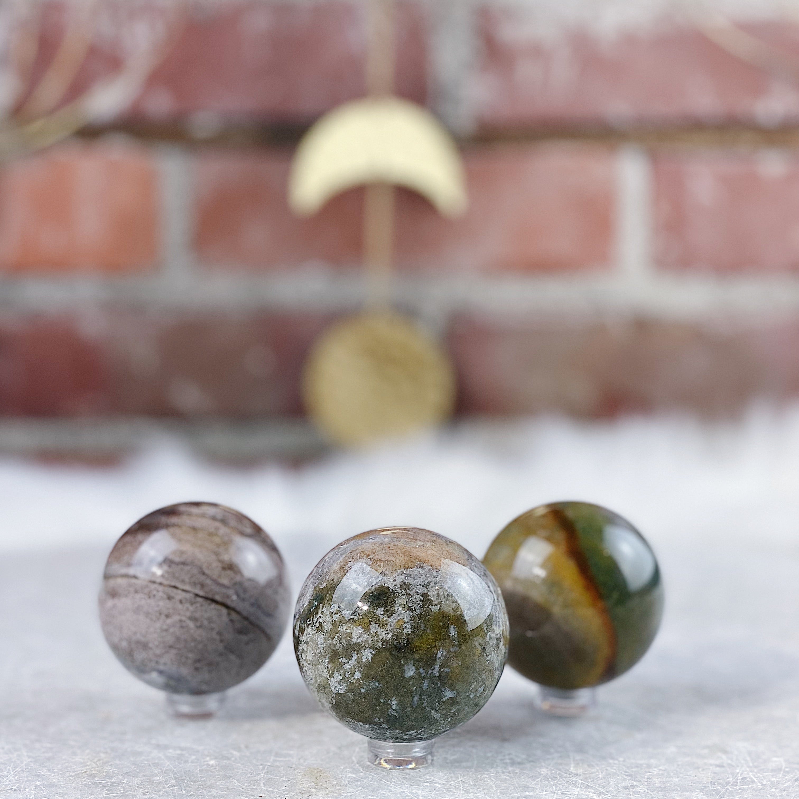 Intuitively Chosen Spirit Jasper Sphere Wild Alabaster