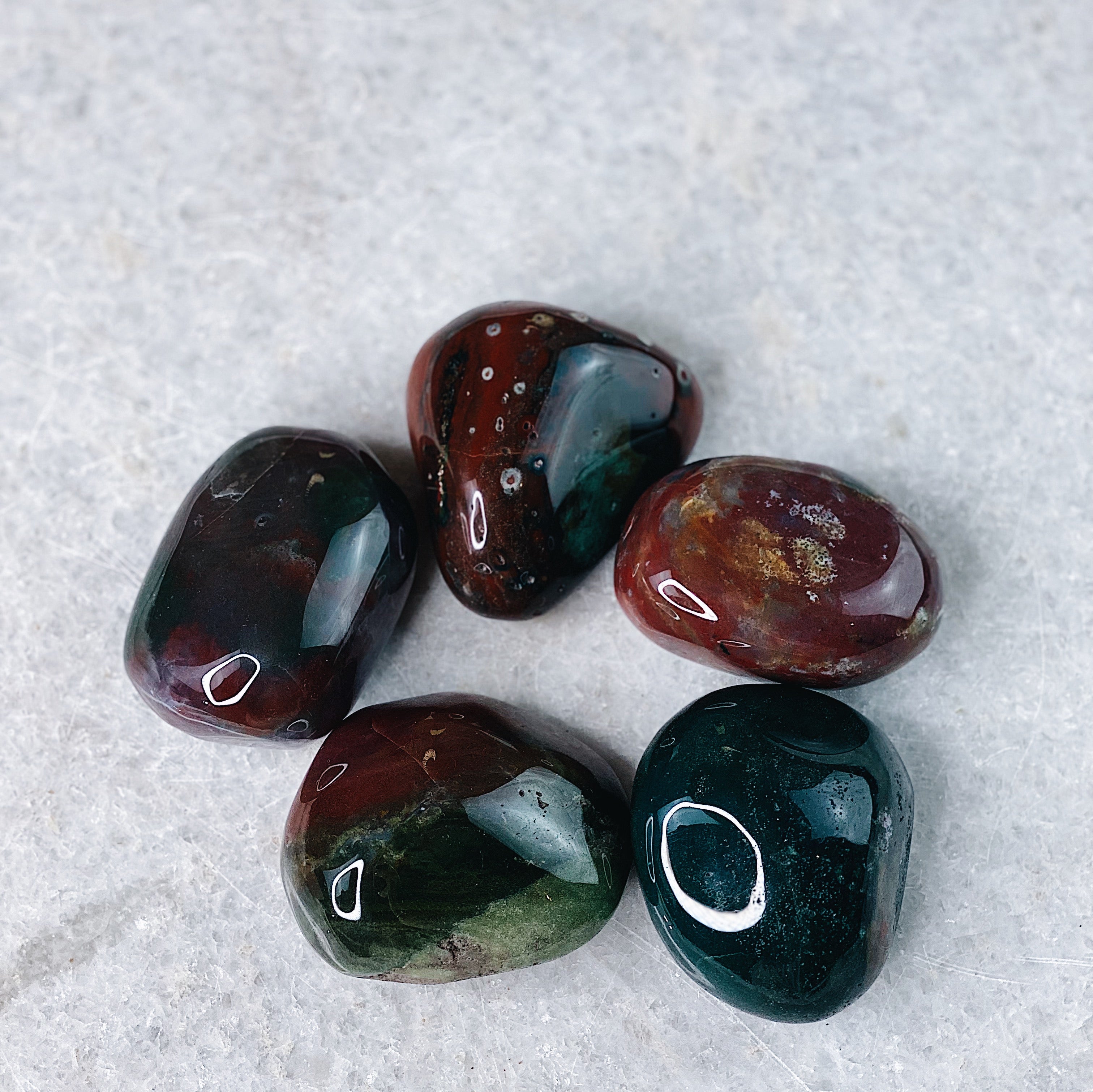 Intuitively Chosen Spirit Jasper Therapy Stones Wild Alabaster